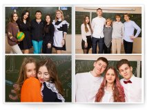 Выпускной альбом для 4 9 11 класса Белый Москва Санкт-Петербург заказать выпускной альбом